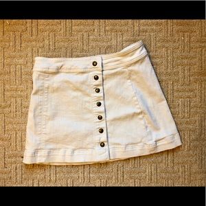 Off white free people skirt size 6